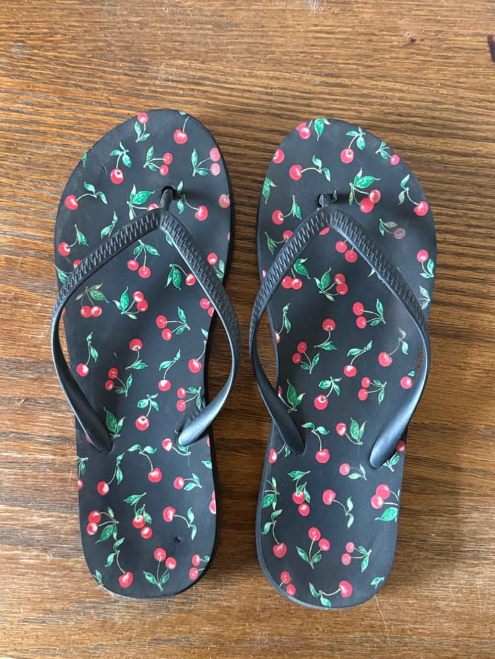 Y2K Retro Cherry Flip Flop Sandals